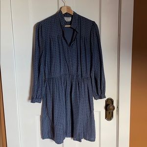 100% silk vintage dress